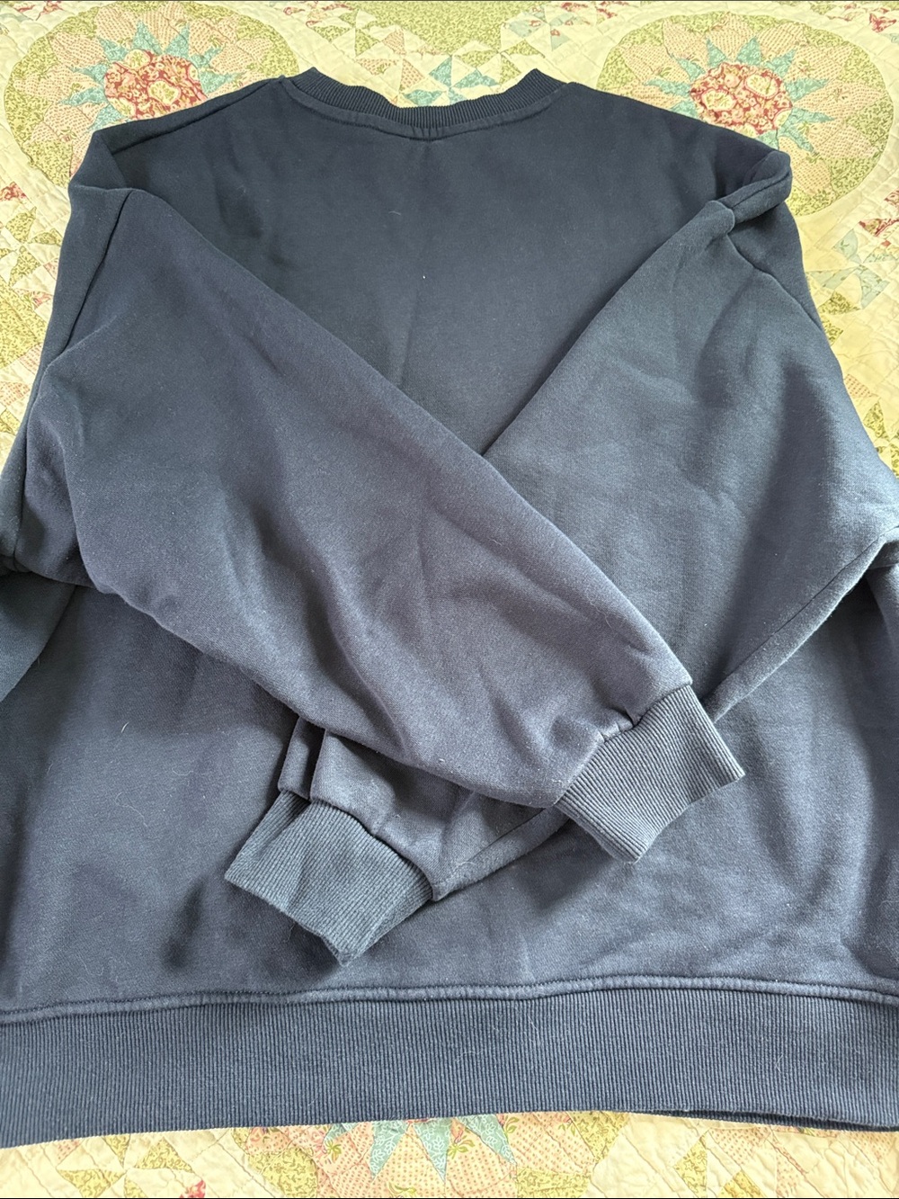Primark Botanical Impressions Navy Crewneck Sweatshirt Garden Collection - Picture 4 of 4